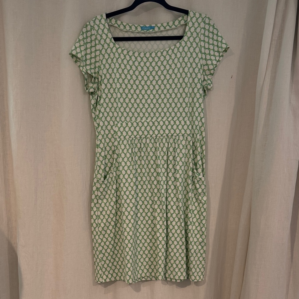 Green Patterned Women's Dress JM McLaughlin